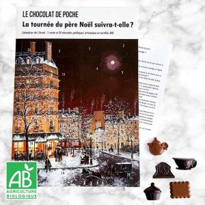 Chocolat de poche calendrier Avent La tournee du pere Noel suivra t elle